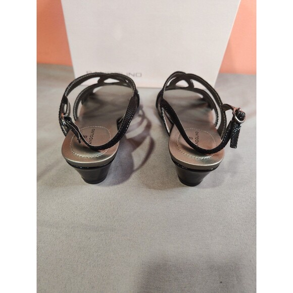 Women's Bandolino Gomeisa Embellished Wedge Sandals Black US 7.5 - Picture 4 of 6